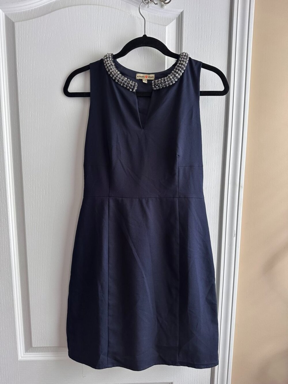 Altar'd State Navy Blue Sleeveless Dress Size Medium